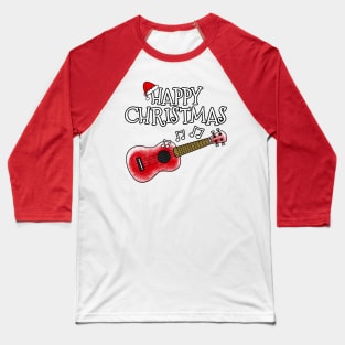 Christmas Ukulele Ukulelist Music Teacher Xmas 2022 Baseball T-Shirt